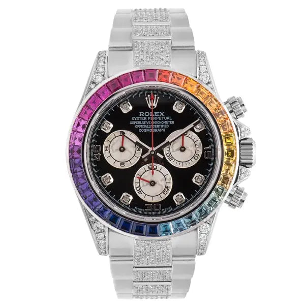 Full view of Cosmograph Daytona 116520 with black dial