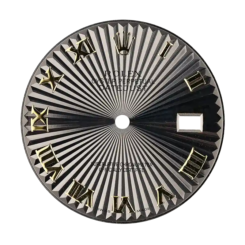 Rolex DateJust 36mm Steel/ Gold Roman Numerals Original Factory Dial