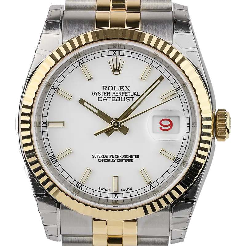 Buy Rolex DateJust 36 116233 White Dial | Time 4 Diamonds