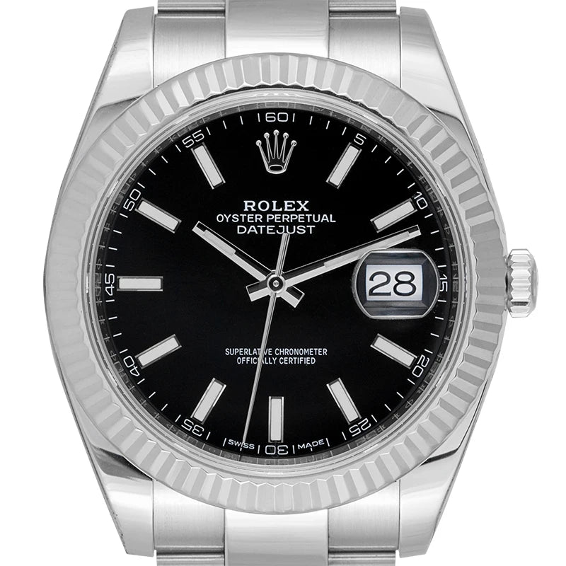 Rolex Datejust 41 Steel Black Dial 116334