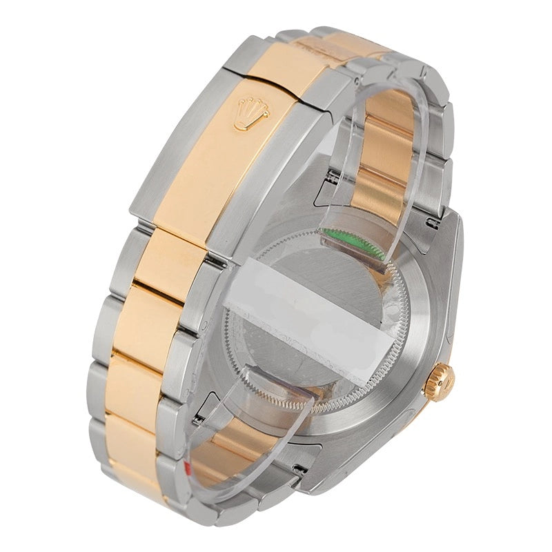 Back view - Rolex Datejust 41mm Steel & Yellow Gold Black Dial 126303