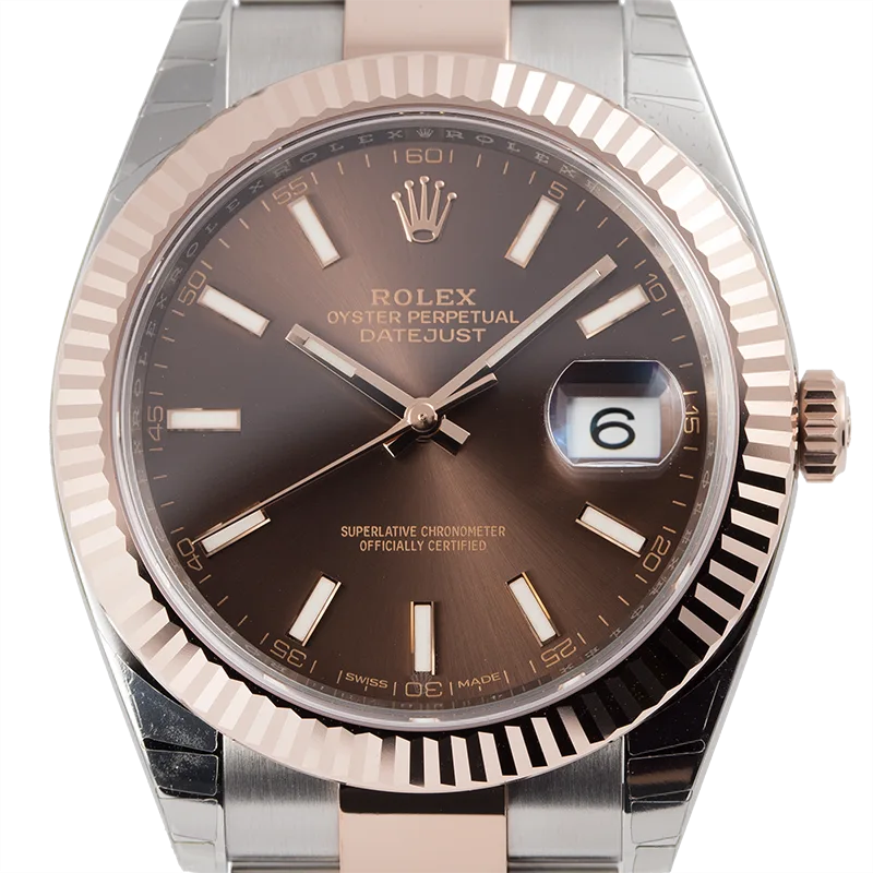 Rolex DateJust II 41 Steel and Everose Gold Oyster 126331