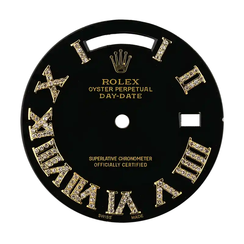 Rolex Day-Date 41mm Black Dial with Diamond Numerals Buy Now