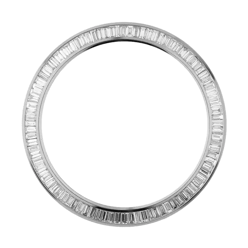 Rolex Day-Date DateJust 41 White Gold Baguette Diamond Bezel