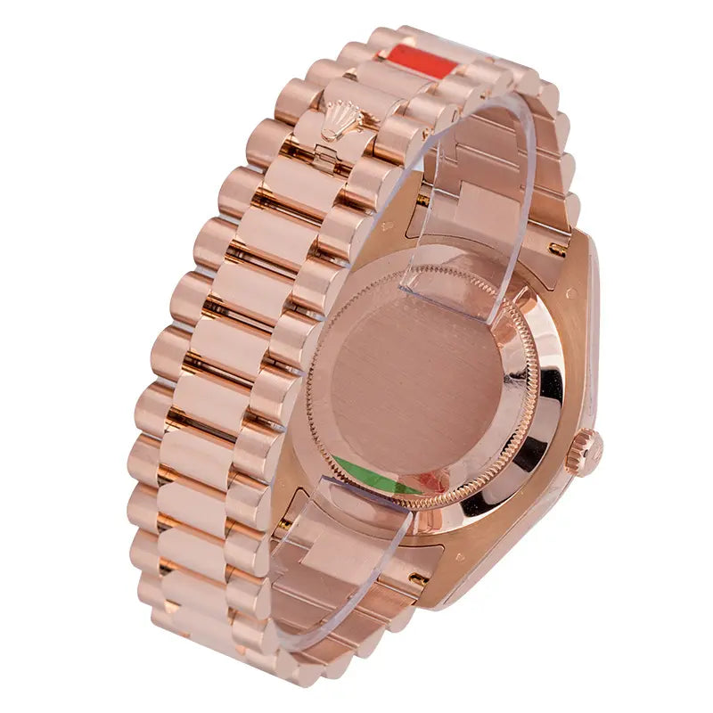 Back View - Rolex Day-Date II 18ct Everose Watch 218235