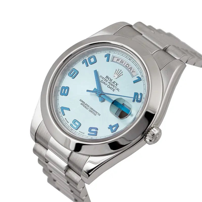 Side view - Rolex Day-Date II Platinum 218206