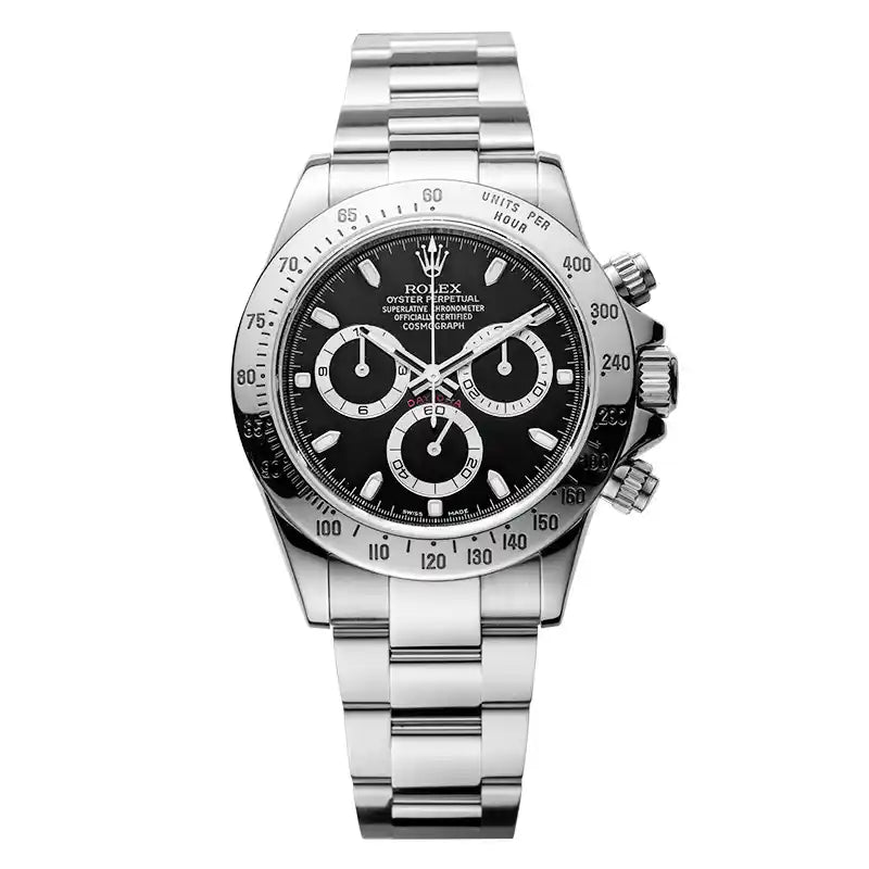 Full view - Rolex Daytona 116520 Black Dial (Chromalight)