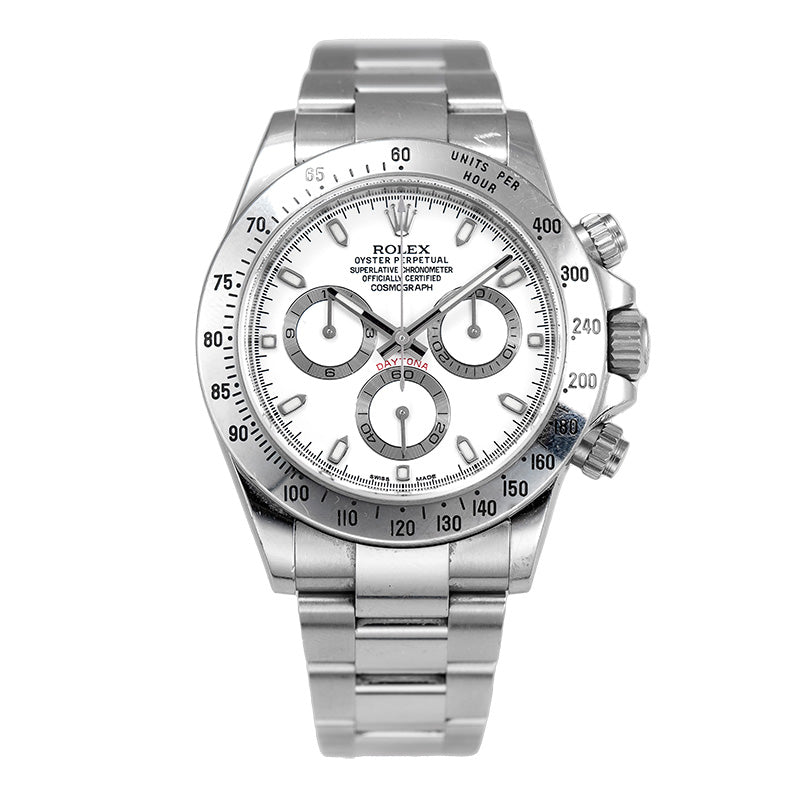 Rolex Daytona 116520 Stainless Steel White Dial