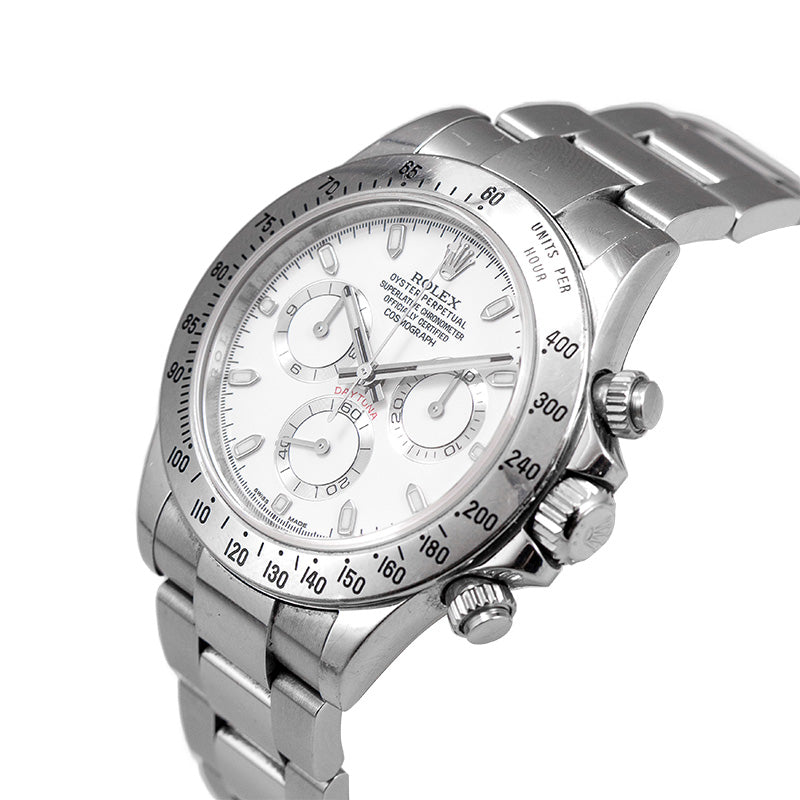 Rolex Daytona 116520 Stainless Steel White Dial