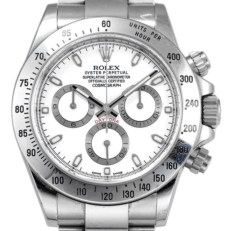 Rolex Daytona 116520 Stainless Steel White Dial
