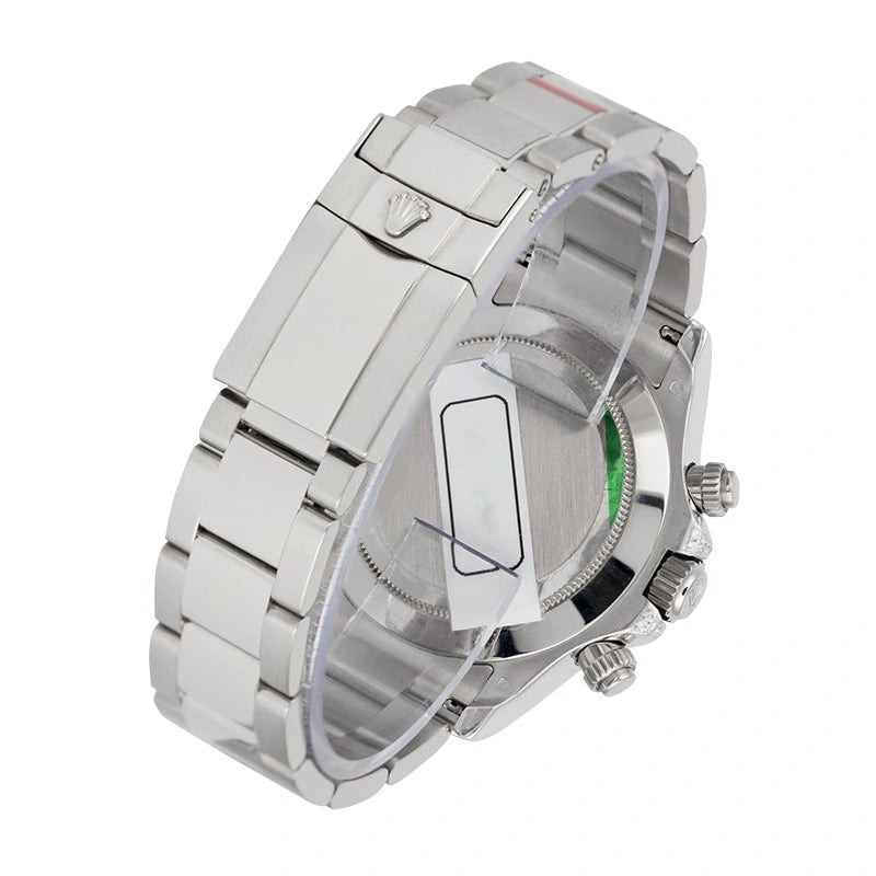 Back view - Rolex Daytona 18ct White Gold Diamond Set Tahiti Mother of Pearl Dial