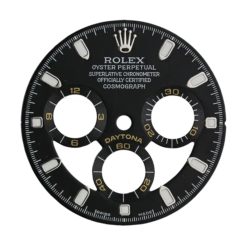 Buy Rolex Daytona Black Skeleton Dial with Index Markers Elegant