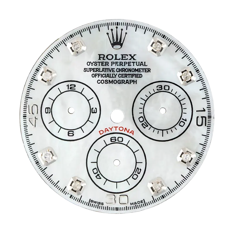 Rolex Daytona Custom White MOP/Diamonds Dial