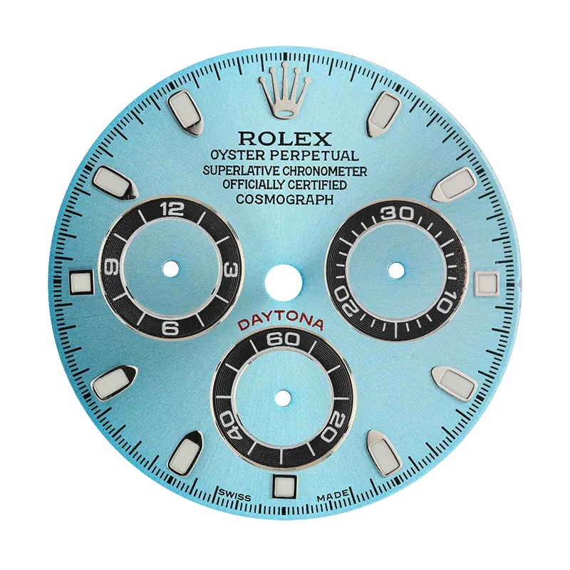 Rolex Daytona Ice Blue/Black Custom Dial