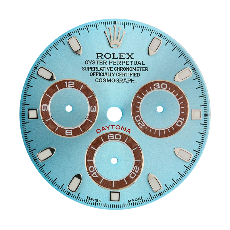 Rolex Daytona Ice Blue/Brown Custom Dial