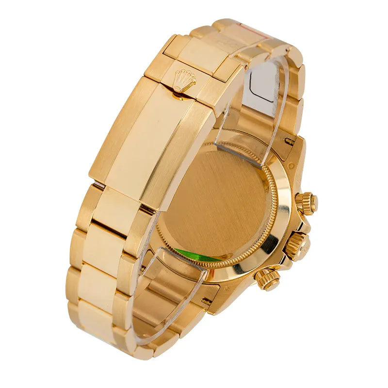 Back view - Rolex Daytona Yellow Gold Champagne/Diamond Dial 116528 Watch