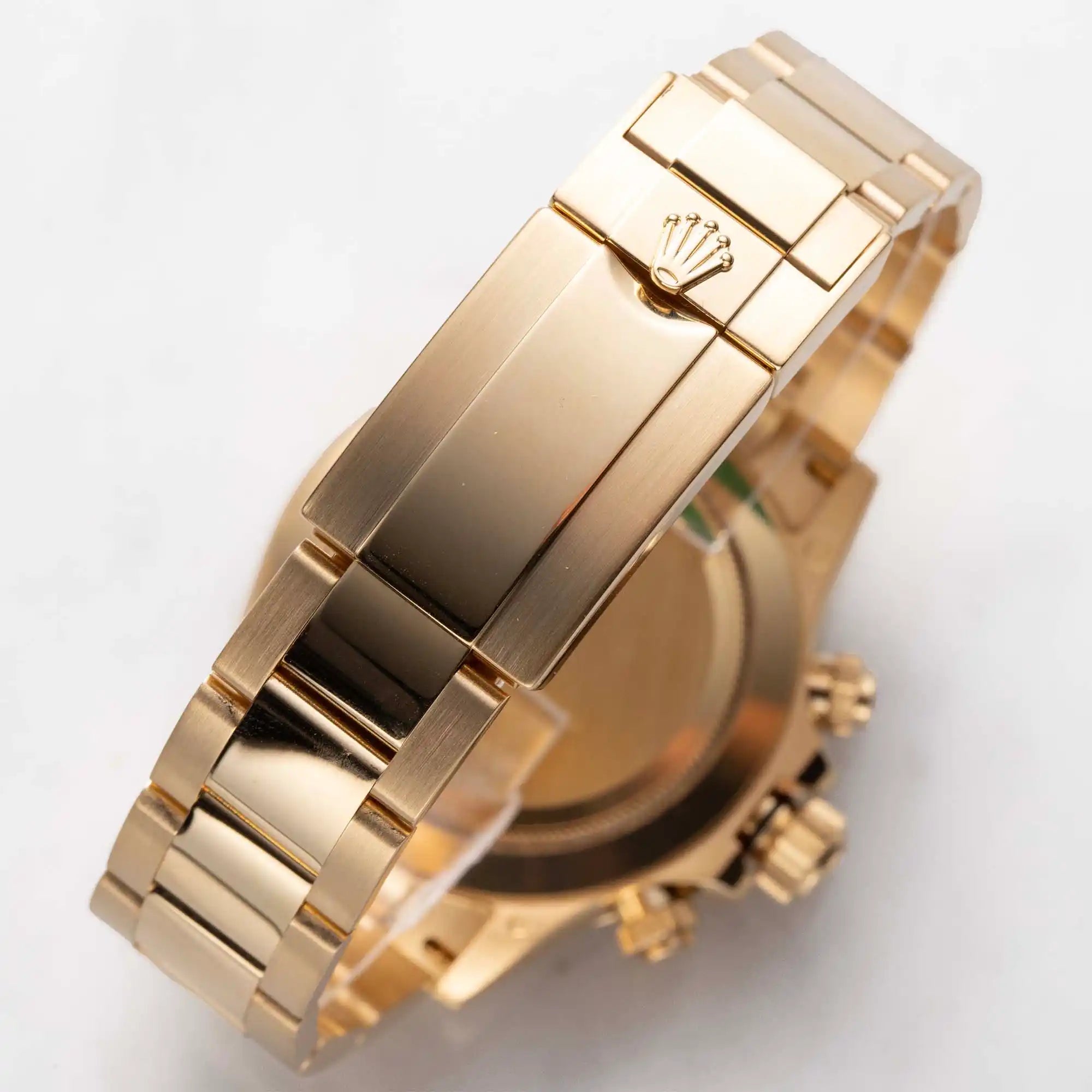 Back view - Rolex Daytona Yellow Gold White Diamond Dial 116508 Watch