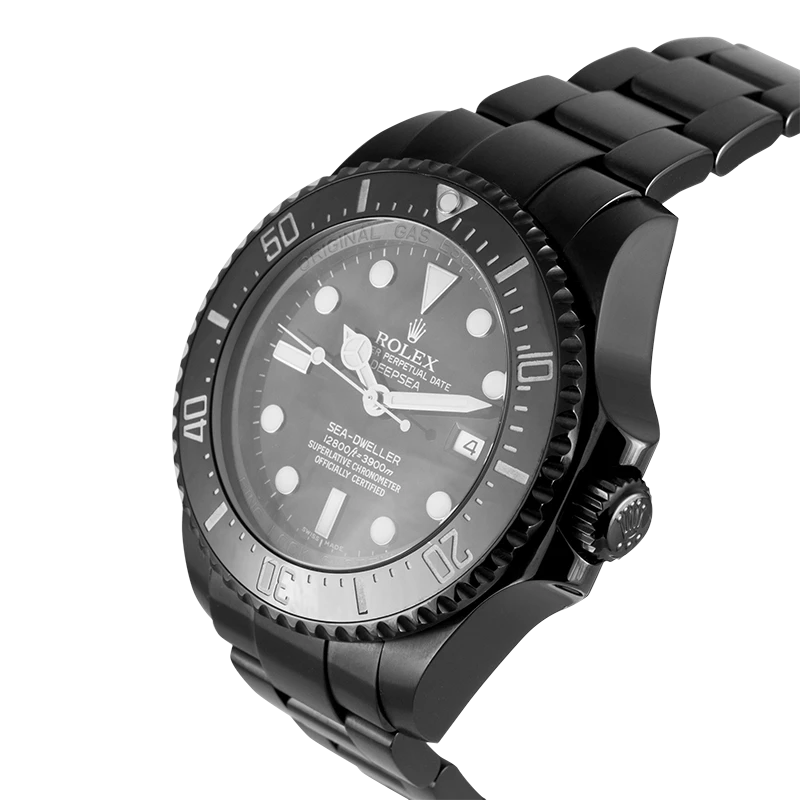 Side view - Rolex Deepsea Sea-Dweller Custom Black PVD 116660