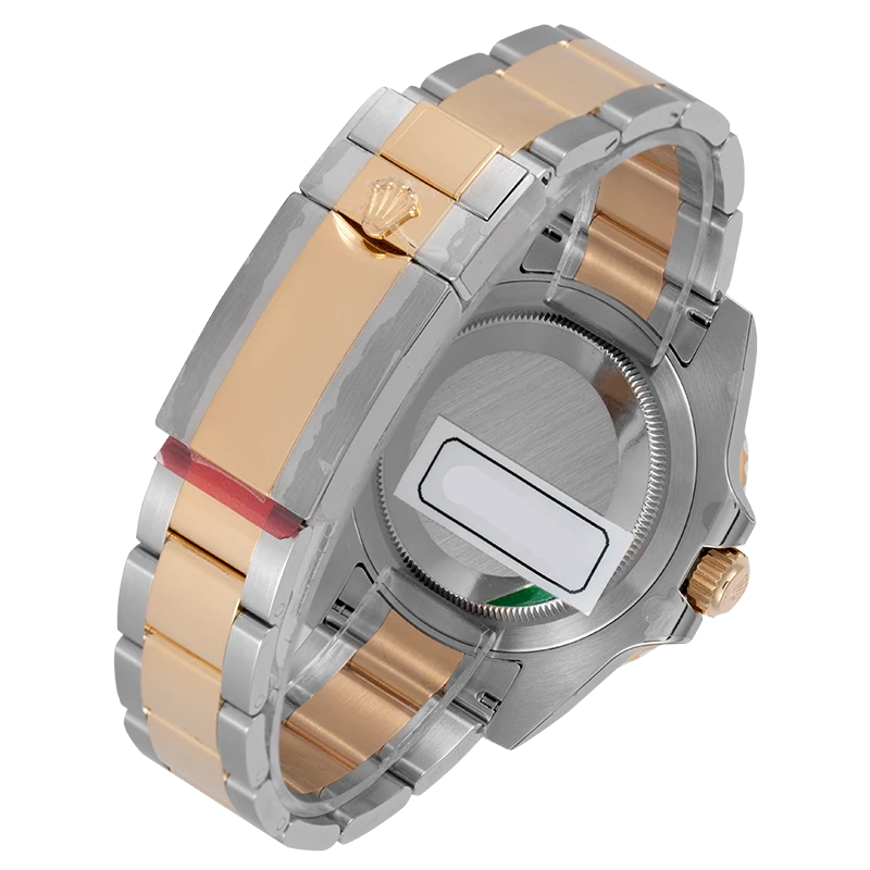 Back view - Rolex GMT-Master II Steel And Gold Black Dial 116713LN