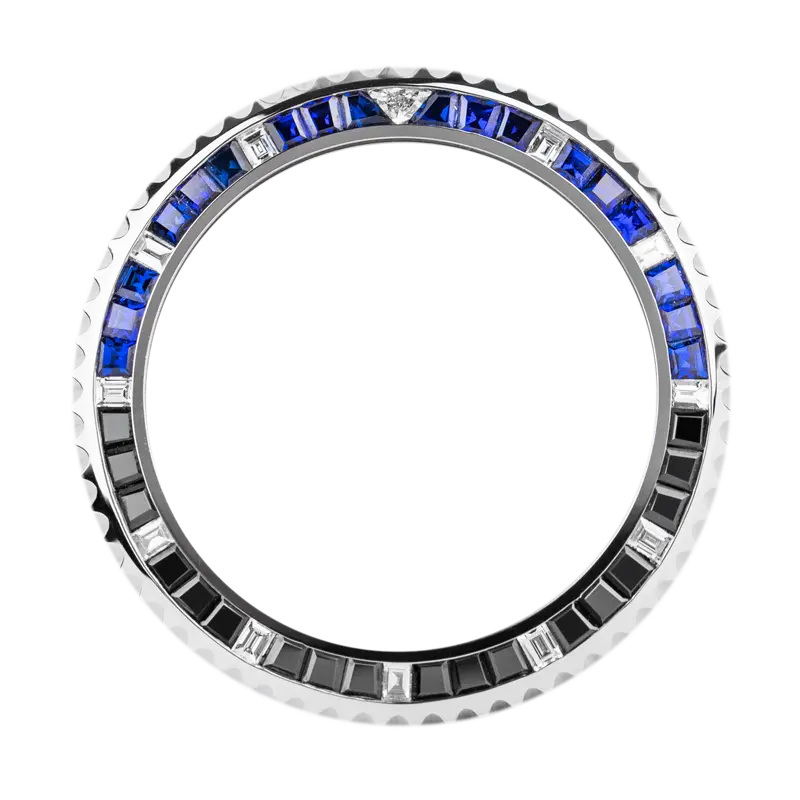 Buy Rolex GMT-Master II White Gold Custom Bezel