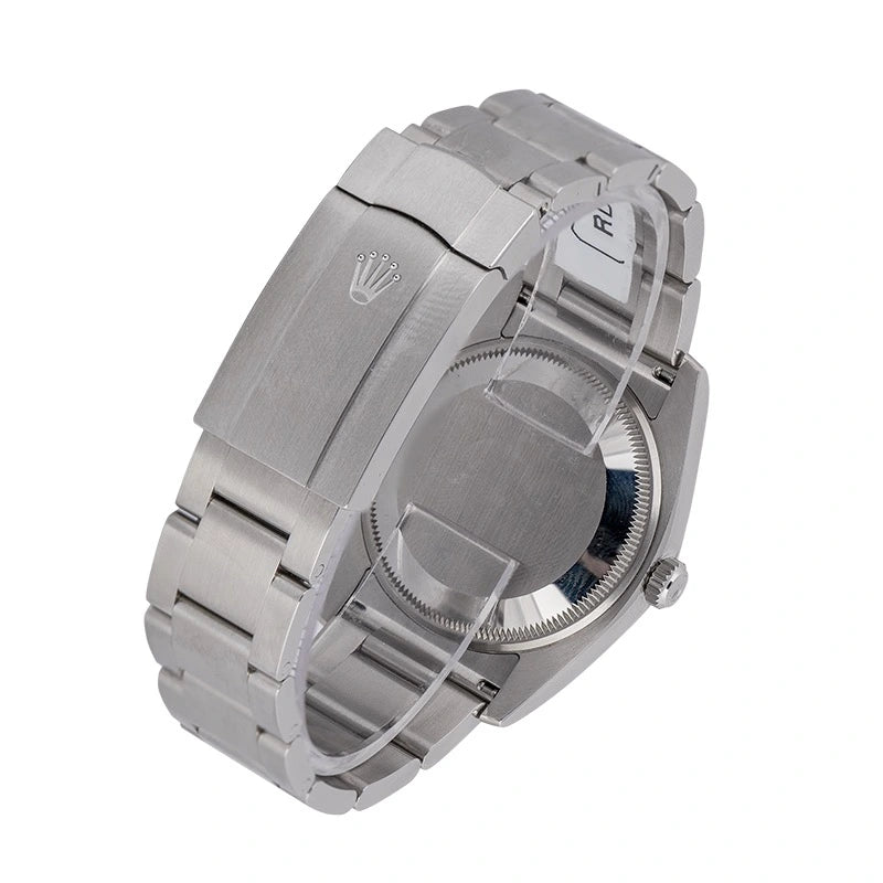 Back view - Rolex Oyster Perpetual 34mm Champagne/Index Oyster 114200