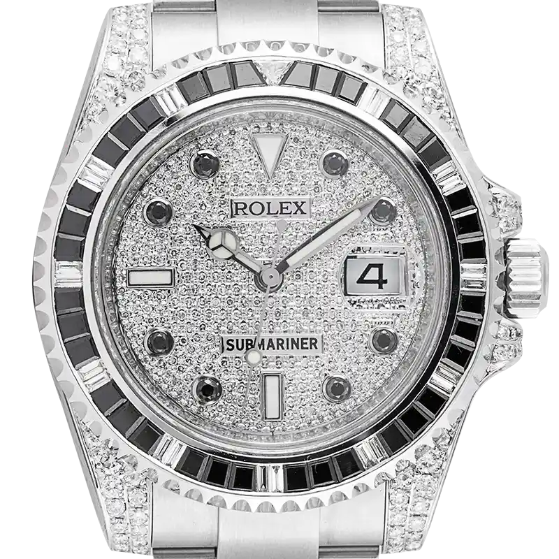 Rolex Submariner Date Diamond Set with Custom PavE Dial 116610LN
