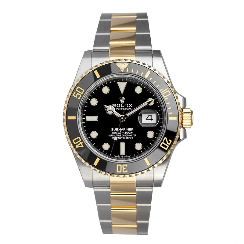 Full view of Rolex Submariner Date Steel and Yellow Gold 126613LN