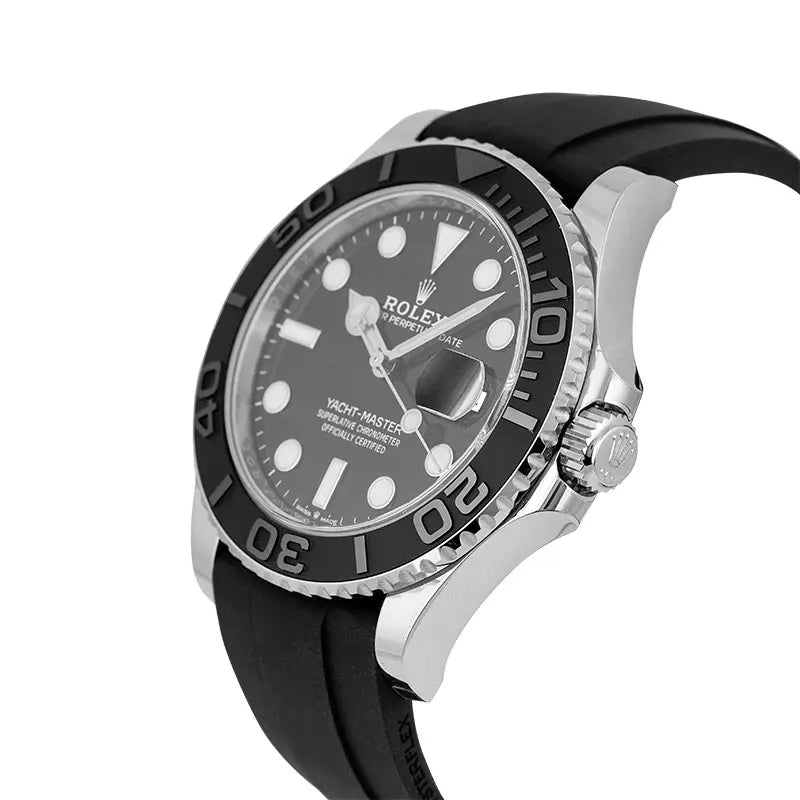 Side view of Yacht-Master 226659 sapphire glass with automatic movement