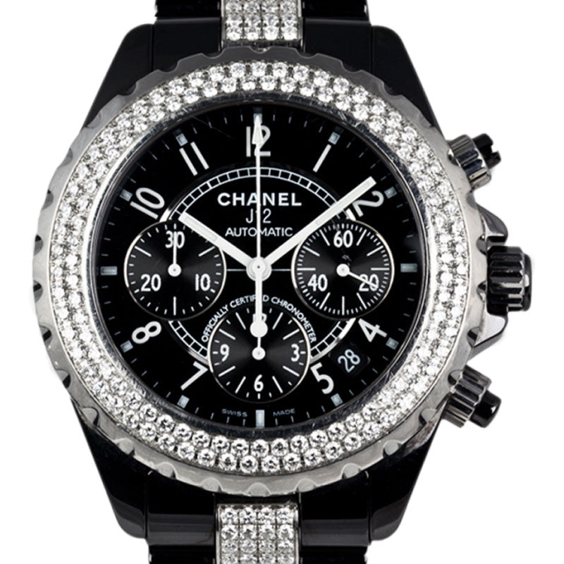 Chanel J12 H0940 T4D0195 Ceramic Metal with Black Dial