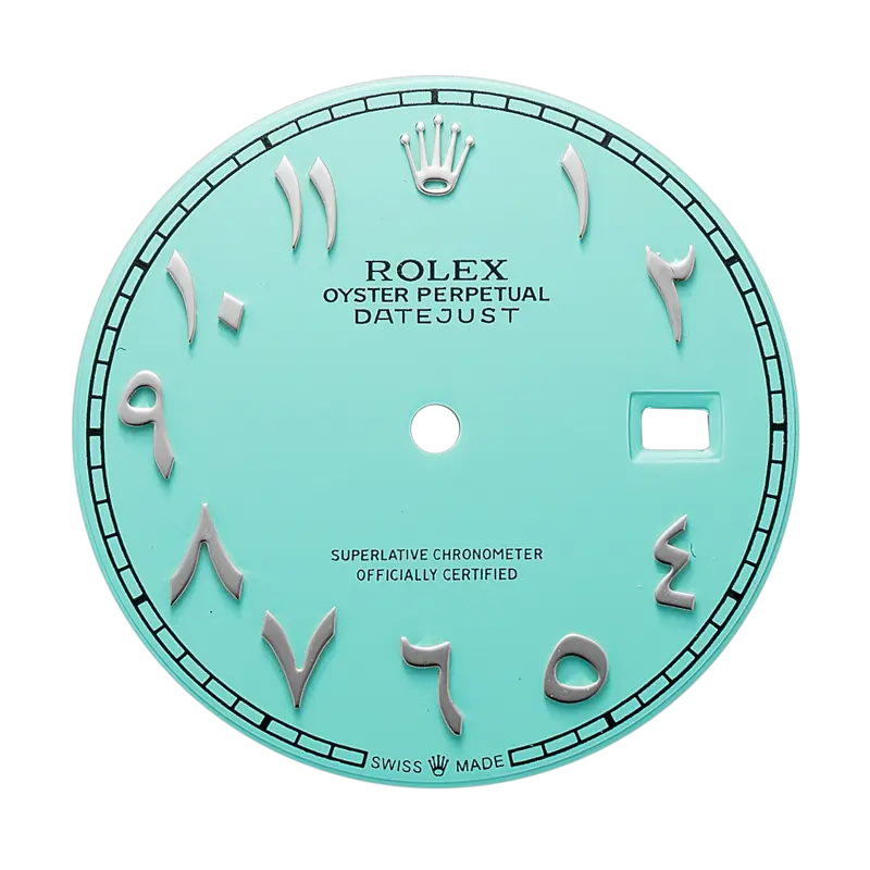 اشترِ قرصًا عربيًا/أزرق تيفاني مخصصًا لساعة رولكس ديت جست 36