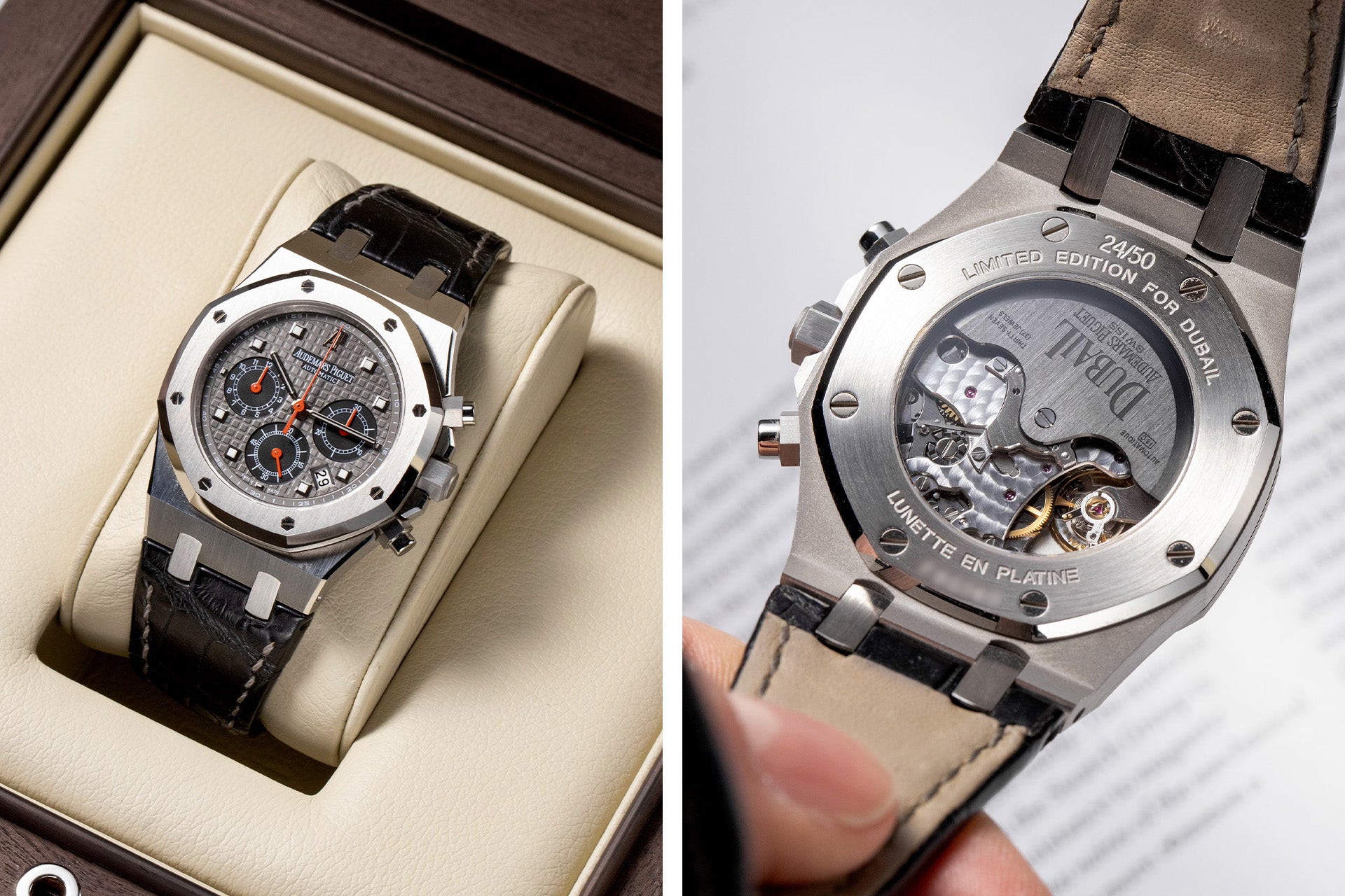Hands On Watch Review: Rare Audemars Piguet Royal Oak "Maison Dubail" Limited Edition