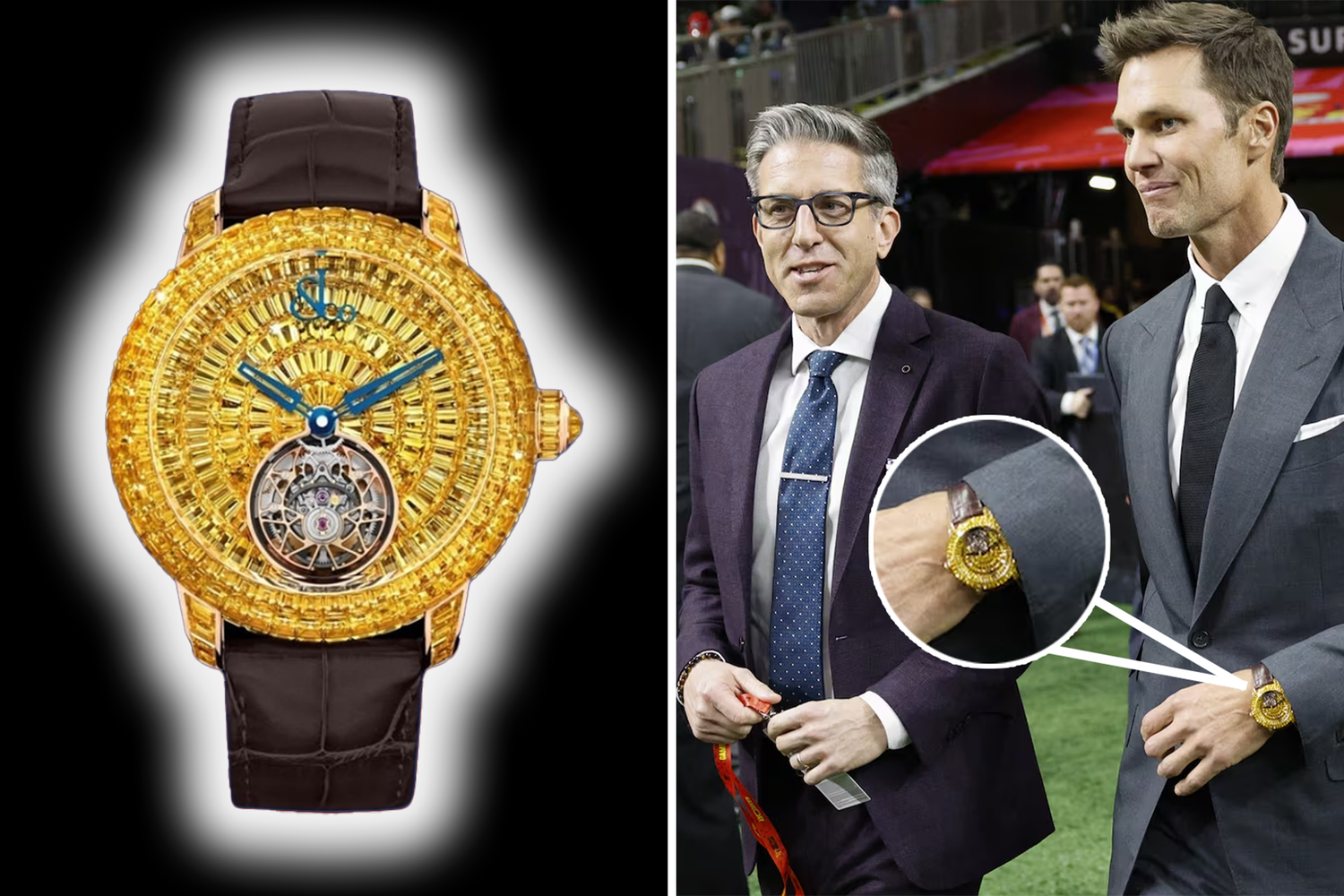 Tom Brady Spotted Wearing $740,000 Jacob & Co. Tourbillon Piece!