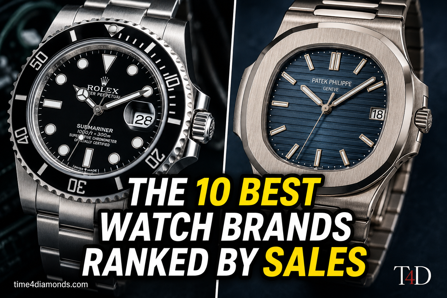 The 10 Best Watch Brands in the World, Ranked by Sales