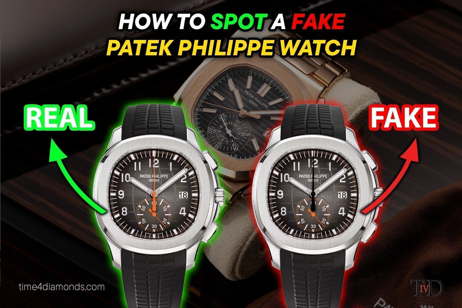 How to Spot a Fake Patek Philippe Watch.