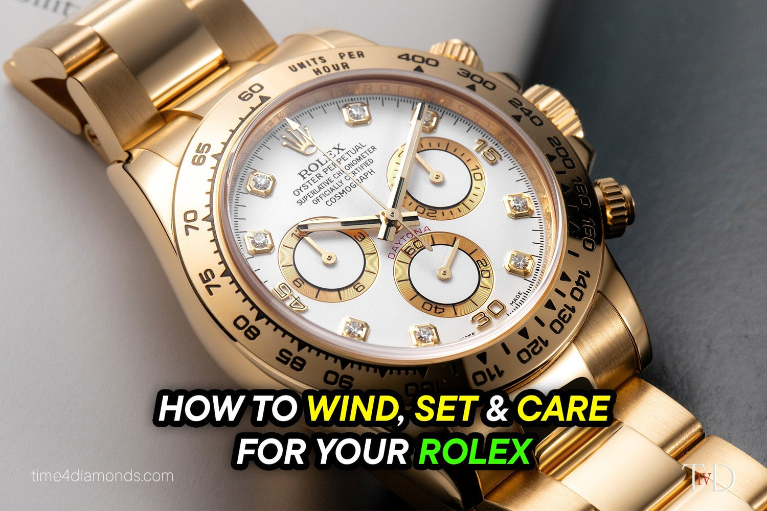 How to Wind, Set & Care for your Rolex