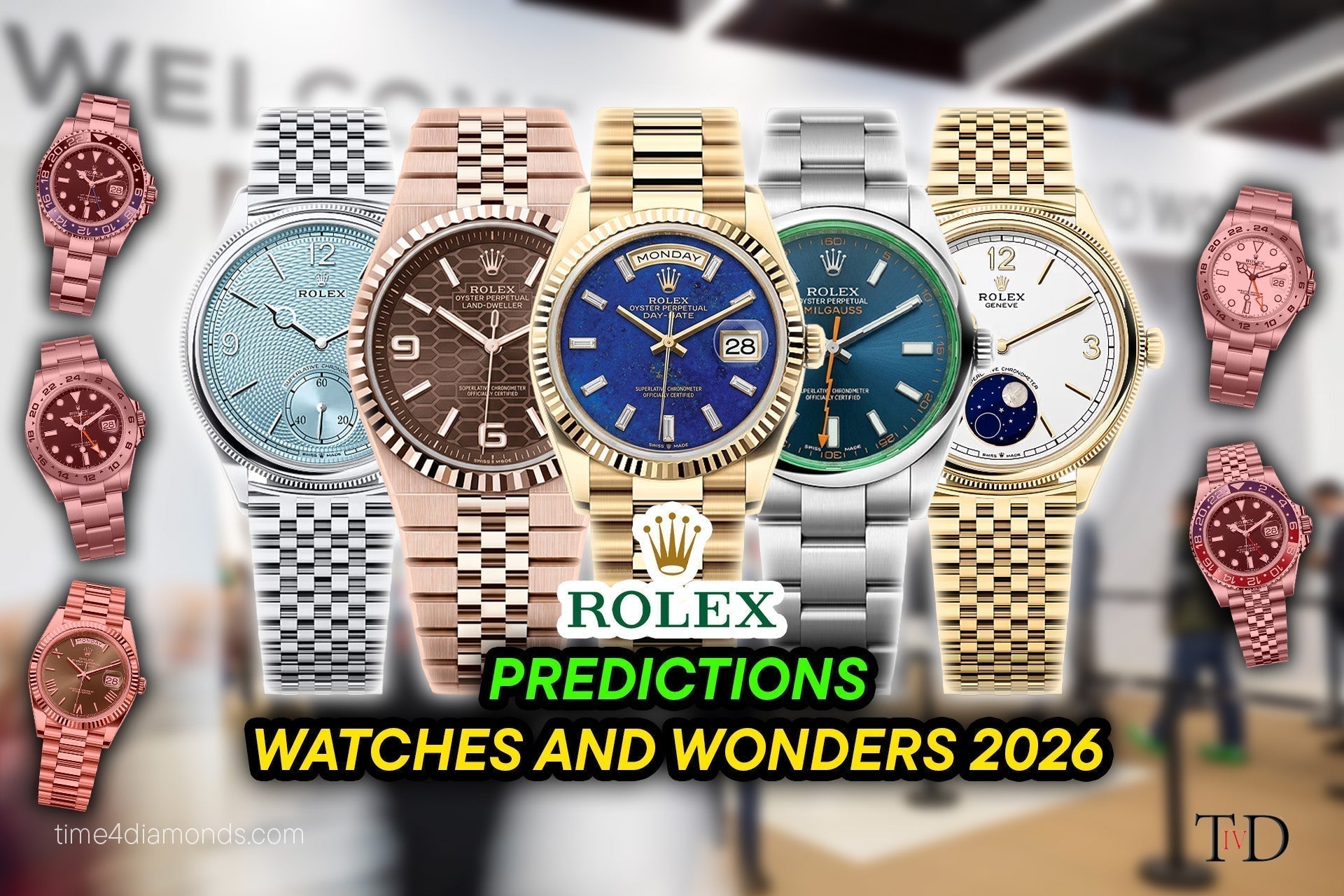 Rolex Predictions for Watches Wonders 2026: New Day-Date Model? Revival of the Milgauss? GMT Pepsi Gone?