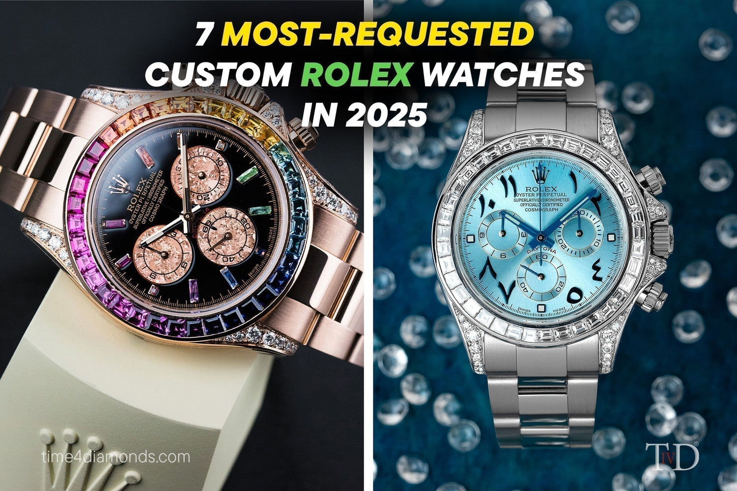 7 Most-Requested Custom Rolex Watches in 2025 main image.