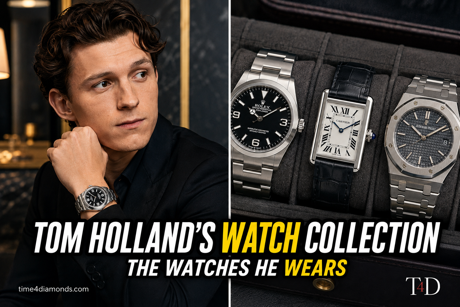 Tom Holland's Watch Collection: Every Watch Spider-Man Actually Wears