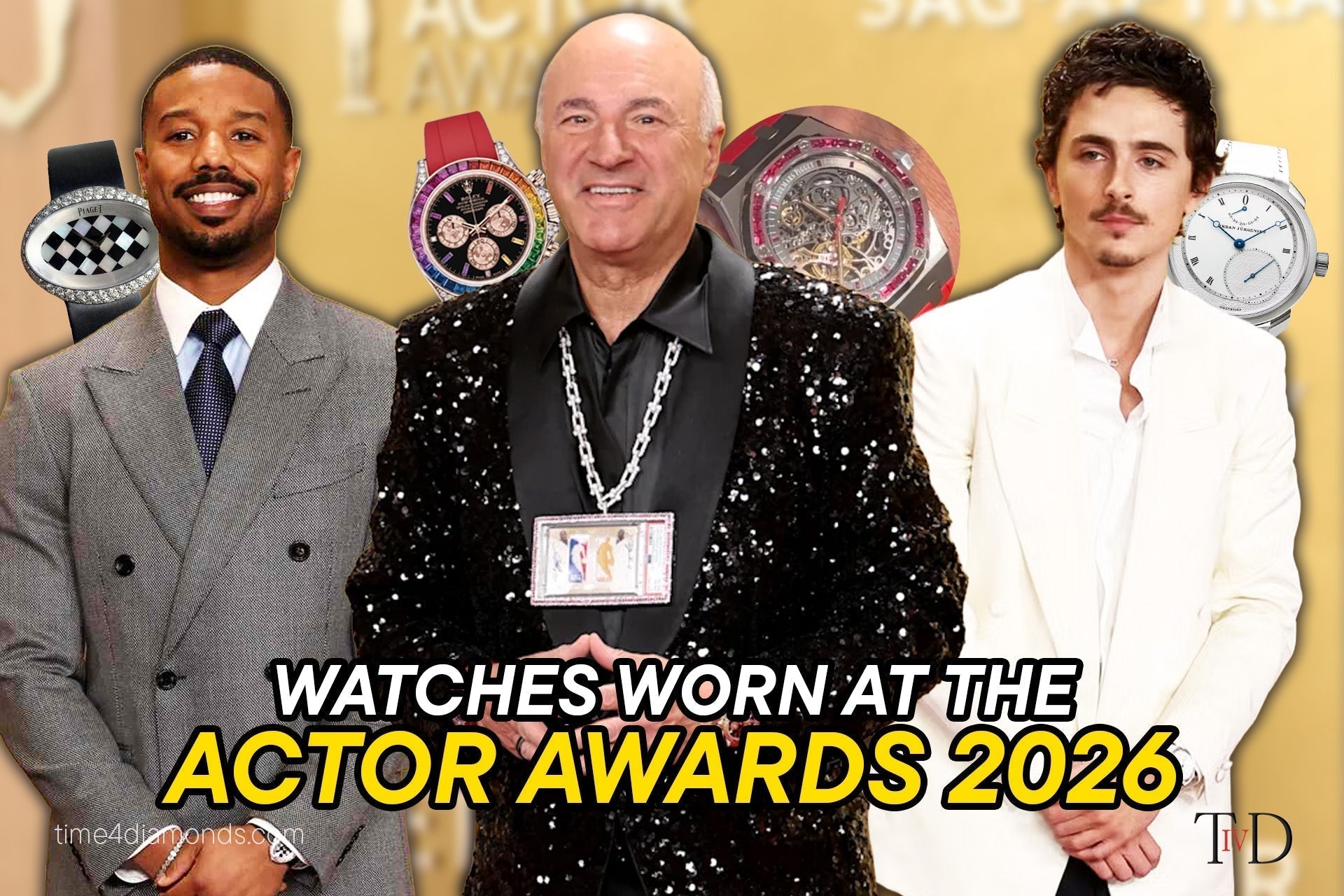 Actor Awards 2026: The Best Luxury Watches on the Red Carpet
