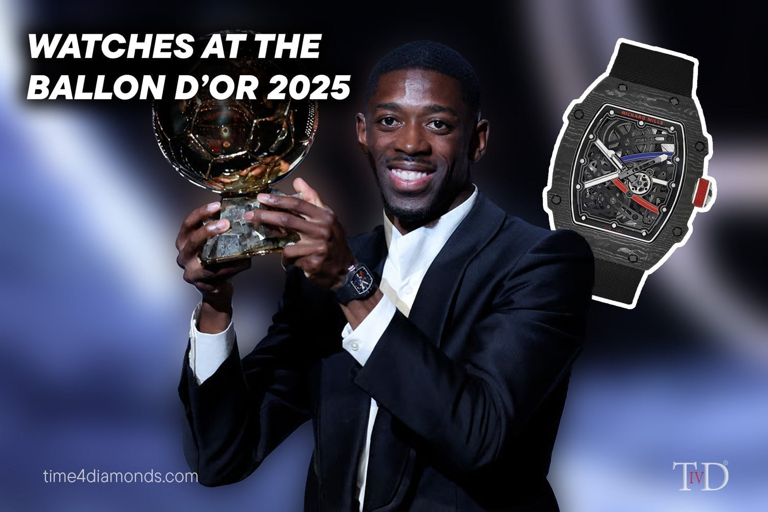 Watches worn at the Ballon D'or banner image.
