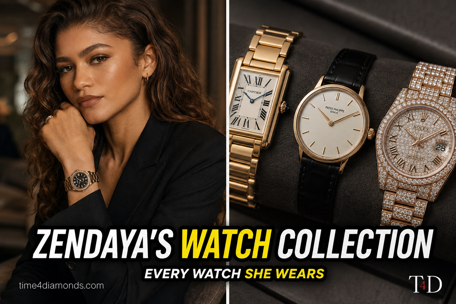 Zendaya's Watch Collection: Every Watch She Actually Wears