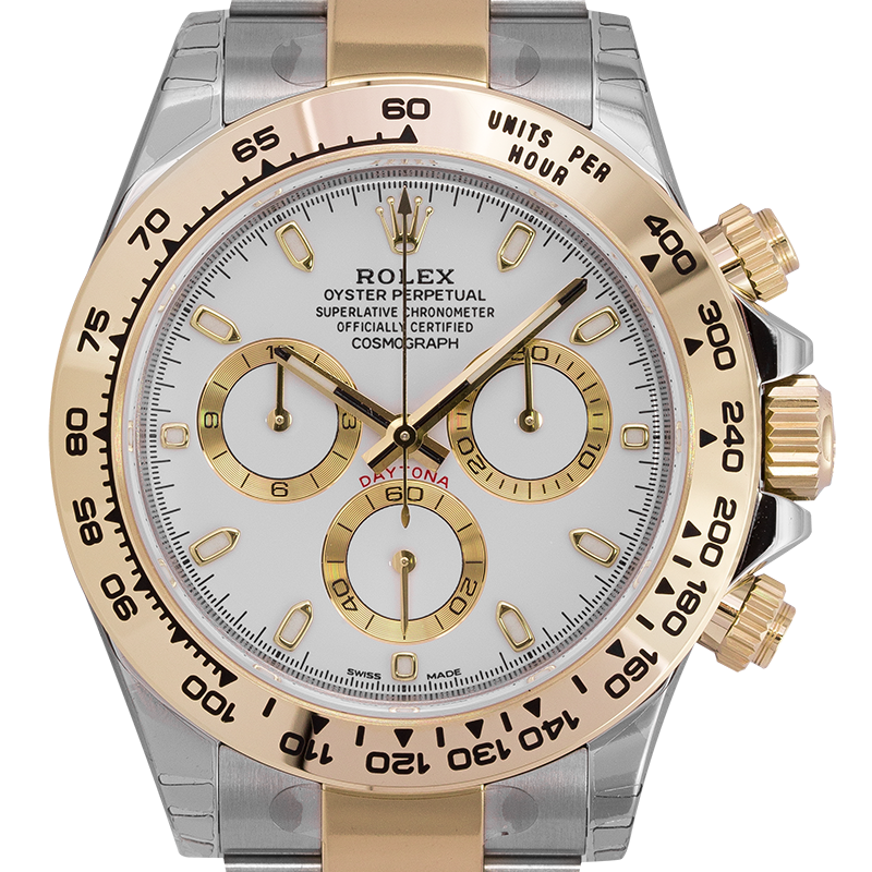 Rolex Cosmograph Daytona Bimetal Steel & Yellow Gold White Dial 116503