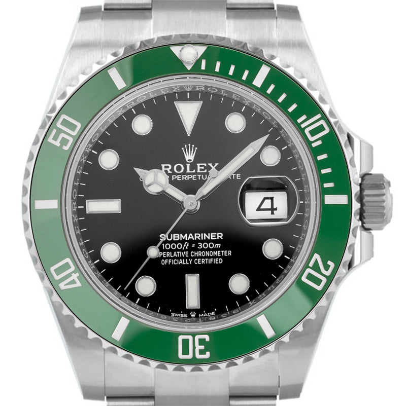 Rolex Submariner Date 41mm Black Dial Green Bezel 126610LV