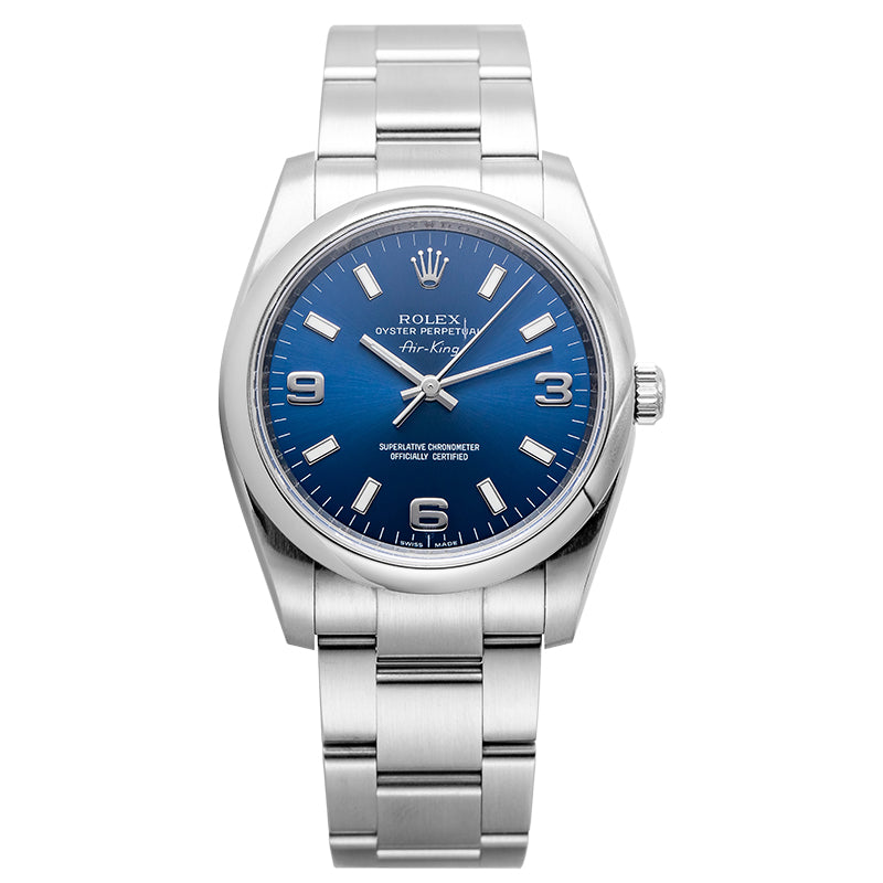 Rolex Air-King 34mm Blue Dial 114200