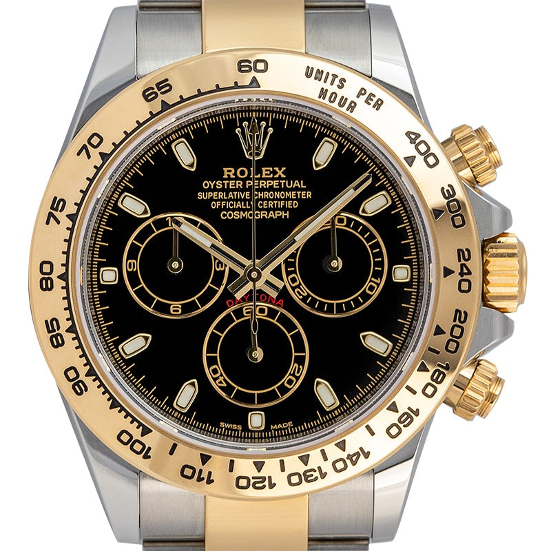 Rolex Daytona Steel & 18ct Yellow Gold Black/Index 116503