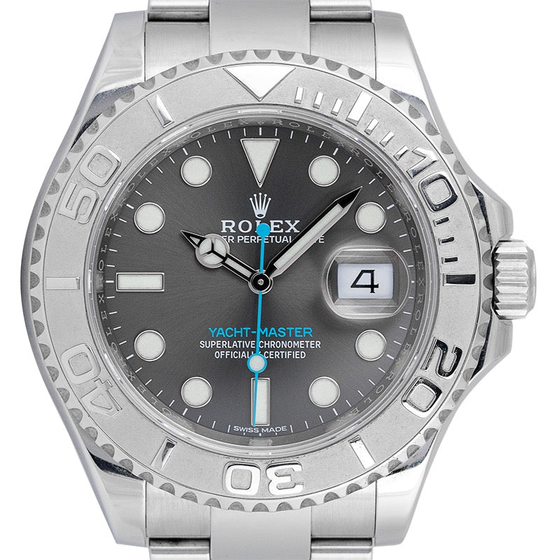 Rolex Yacht-Master 40 Steel and Platinum Dark Rhodium 116622