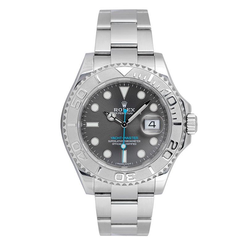 Rolex Yacht-Master 40 Steel and Platinum Dark Rhodium 116622