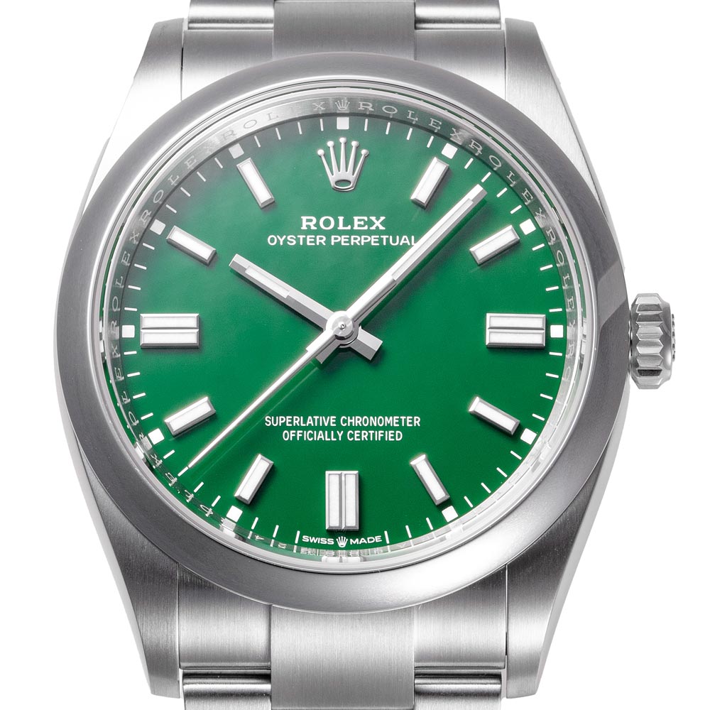 Rolex Oyster Perpetual 36 Green Dial 126000 Watch