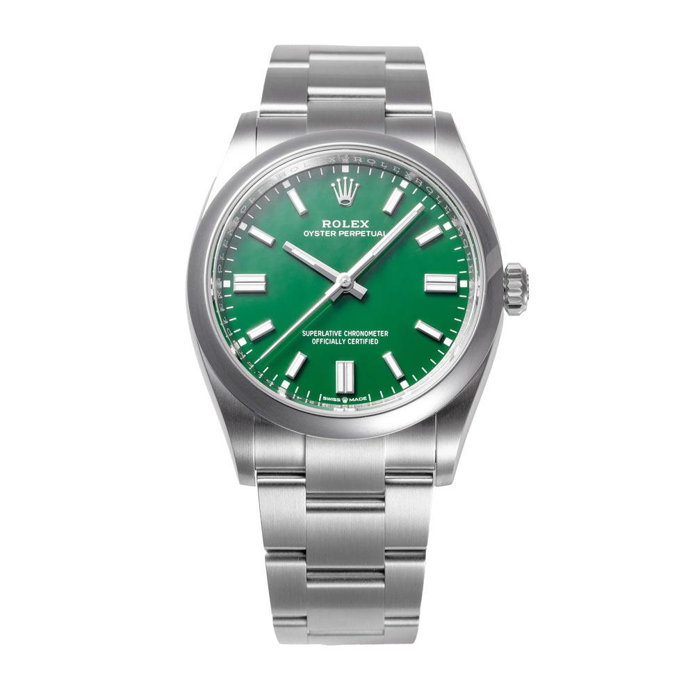 Rolex Oyster Perpetual 36 Green Dial 126000 Watch