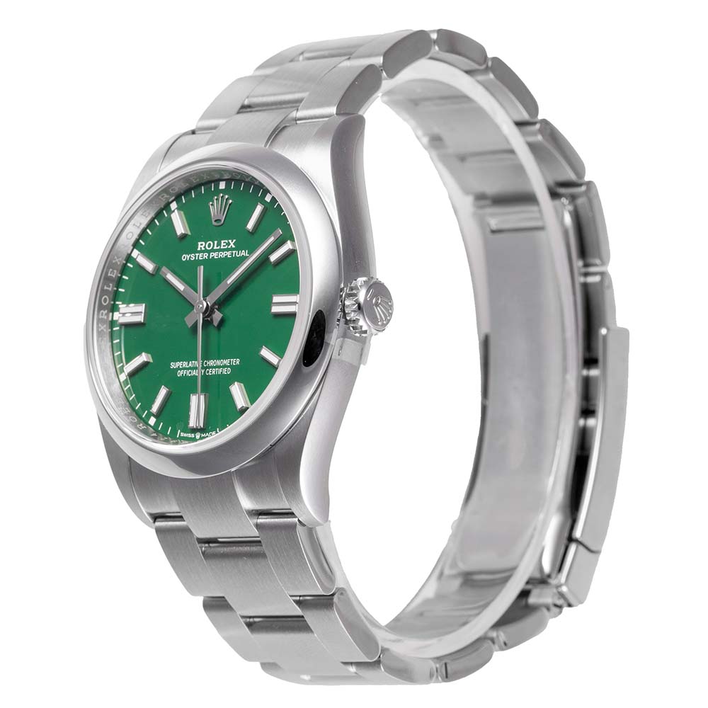 Rolex Oyster Perpetual 36 Green Dial 126000 Watch